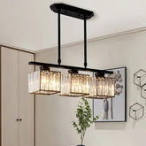 Three-Head Cube Crystal Modern Pendant Light - Clowas